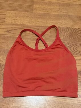 Gymshark Coral-Red Crossback Tank Top